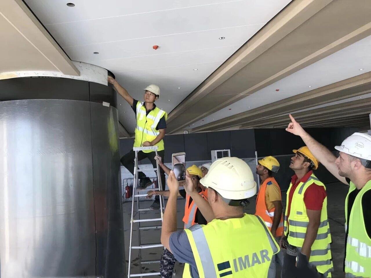 on-site-installation-stainless-steel-column-cladding-nbk