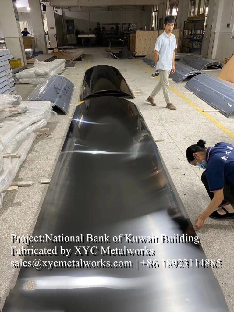 factory-fabrication-curved-mirror-black-metal-panel-nbk